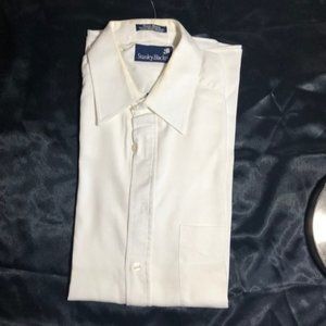 NWOT- Stanley Black Dress Shirt in White 151/2.